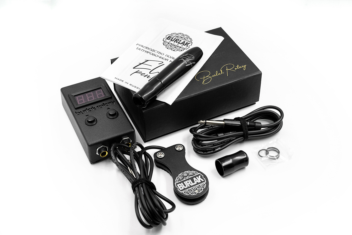 Комплект с машинкой ELF российского производителя Burlak